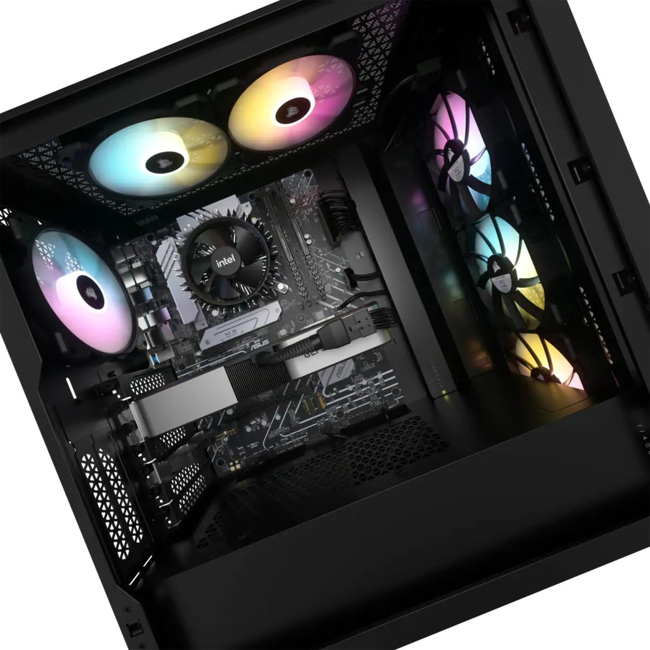 Corsair VENGEANCE i7300 Gaming Desktop Computer - Intel Core i5 12th Gen i5-12600K - 16 GB RAM DDR4 SDRAM - 1 TB M.2 PCI Express NVMe SSD - Mid-tower