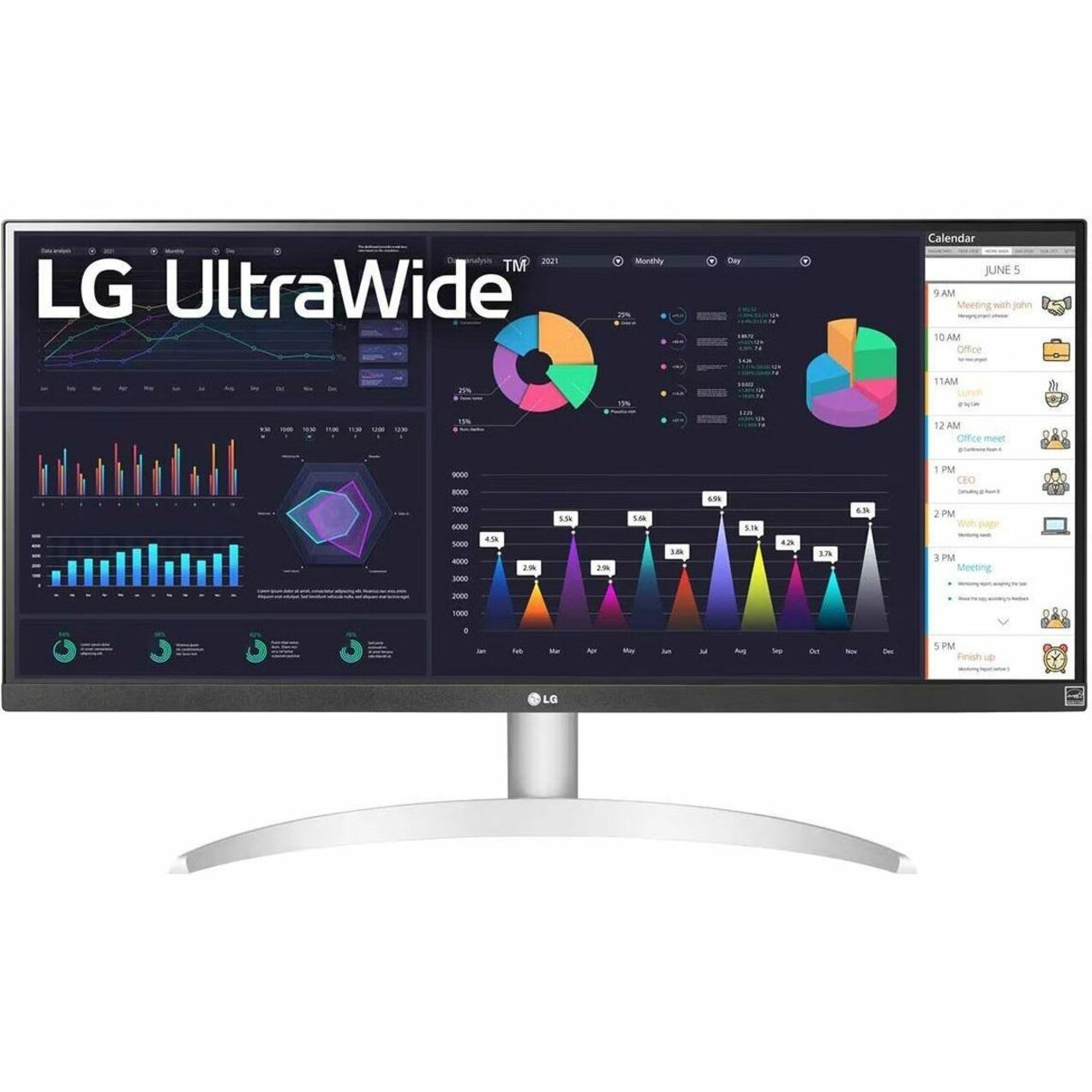 LG 29BQ650-W 29" UW-UXGA LCD Monitor - 21:9