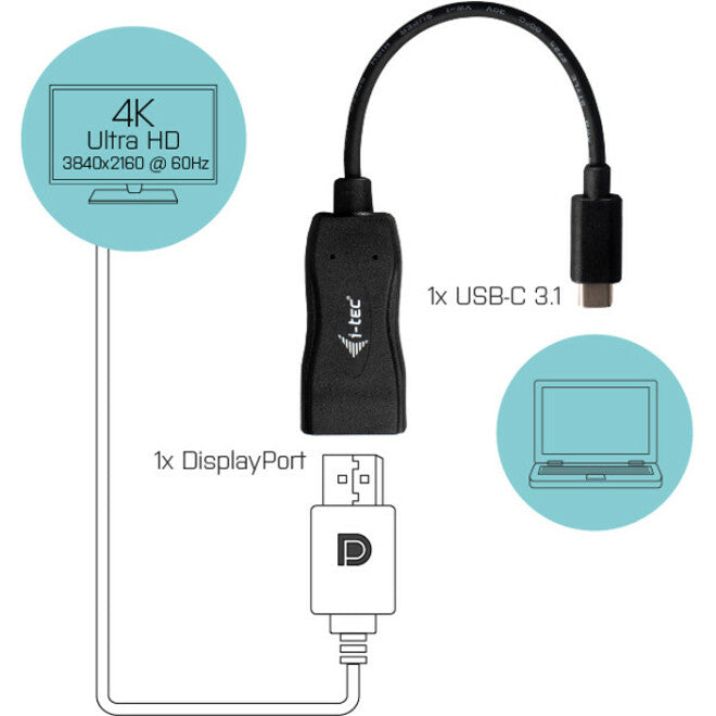 i-tec USB-C Display Port Adapter 4K/60 Hz