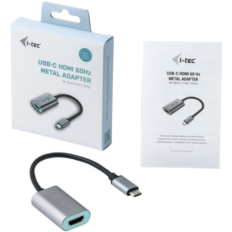 i-tec USB-C Metal HDMI Adapter 60Hz