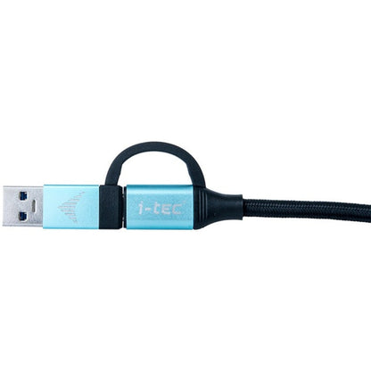 i-tec USB-C Cable to USB-C with Integrated USB 3.0 Adapter