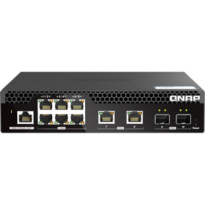 QNAP 10GbE and 2.5GbE Layer 2 Web Managed Switch for SMB Network Deployment
