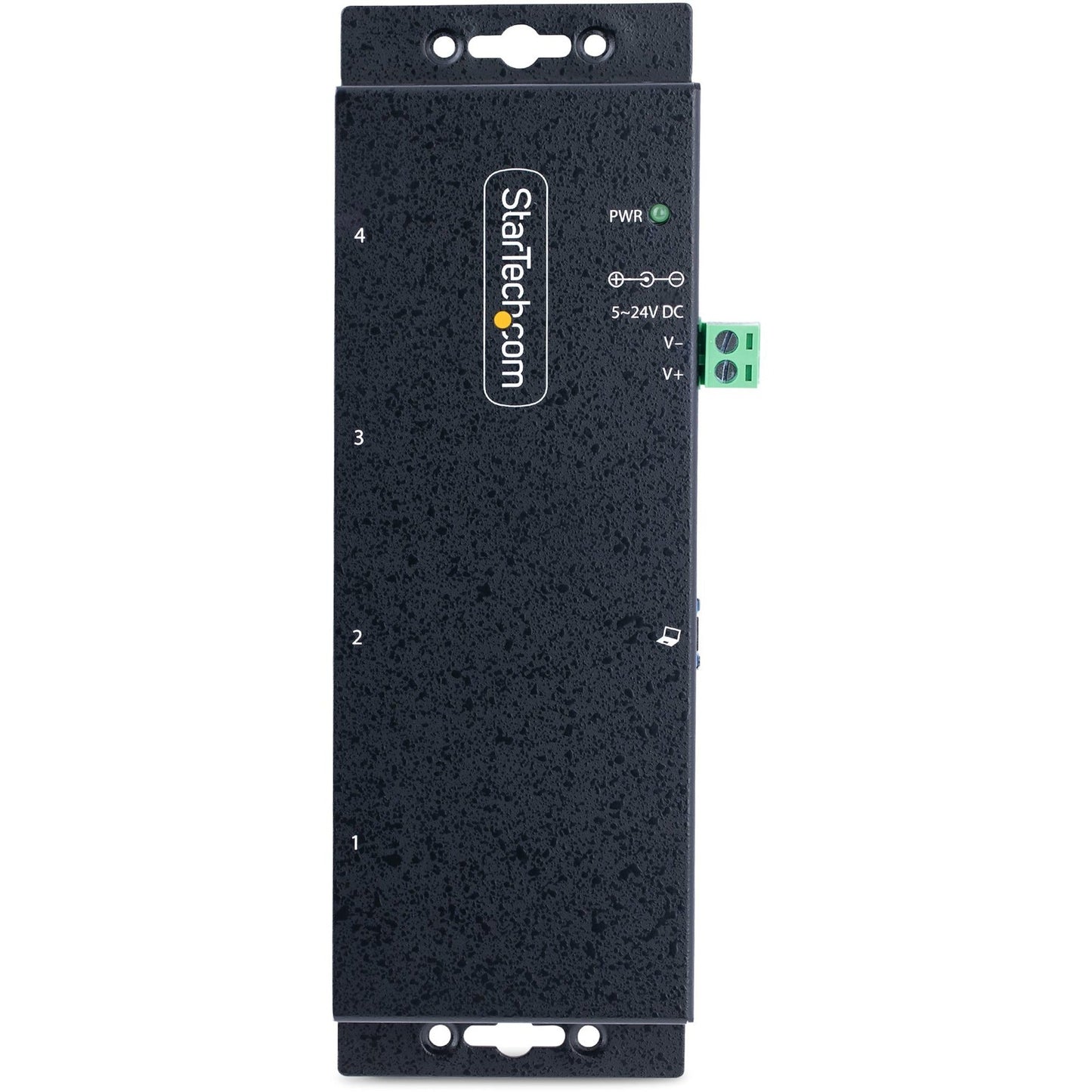 StarTech.com 4-Port Industrial USB 3.0 5Gbps Hub Rugged USB Hub w/ ESD & Surge Protection DIN/Wall/Desk Mountable USB-A Expansion Hub