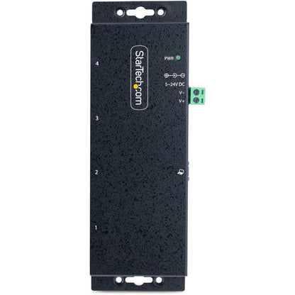 StarTech.com 4-Port Industrial USB 3.0 5Gbps Hub Rugged USB Hub w/ ESD & Surge Protection DIN/Wall/Desk Mountable USB-A Expansion Hub