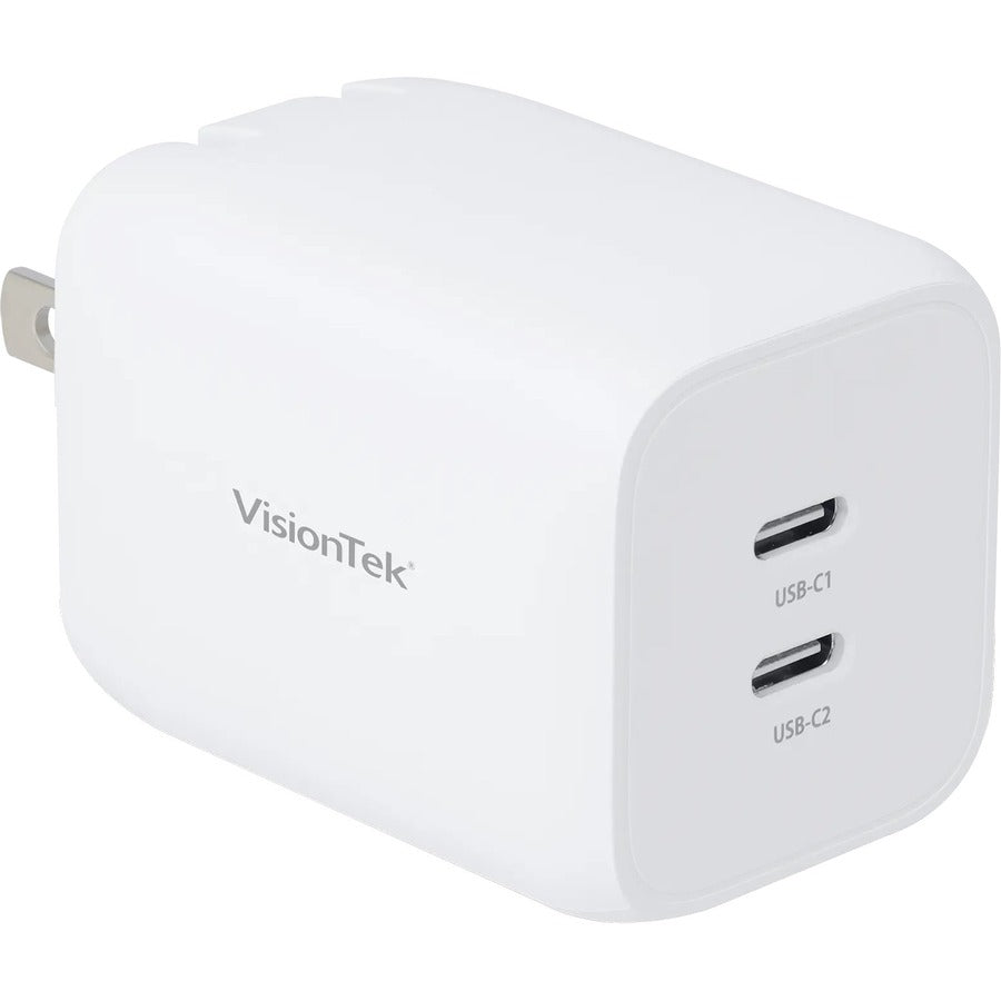 VisionTek 65W GaN II Power Adapter - 2 Port