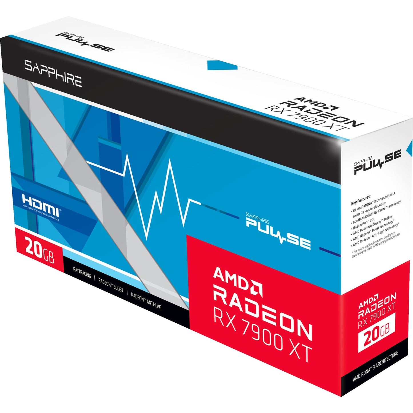 Sapphire AMD Radeon RX 7900 XT Graphic Card - 20 GB GDDR6