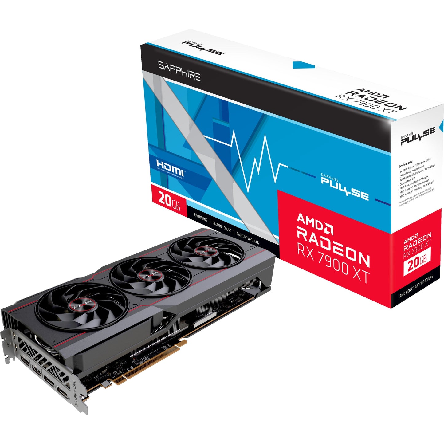 Sapphire AMD Radeon RX 7900 XT Graphic Card - 20 GB GDDR6