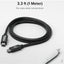 Plugable USB4 Cable with 240W Charging 3.3 Feet (1M) USB-IF Certified