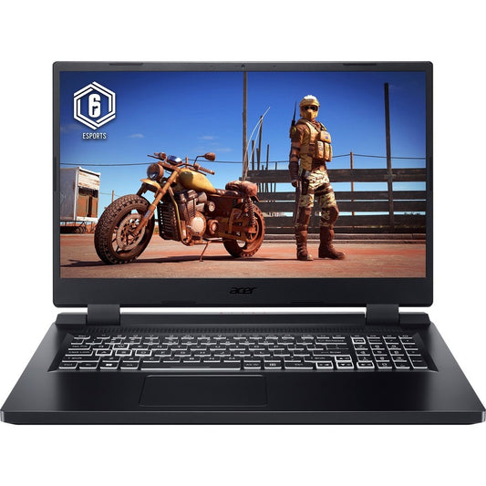 Acer Nitro 5 AN517-55 AN517-55-58G4 17.3" Gaming Notebook - Full HD - 1920 x 1080 - Intel Core i5 12th Gen i5-12450H Octa-core (8 Core) 2.20 GHz - 8 GB Total RAM - 512 GB SSD - Obsidian Black