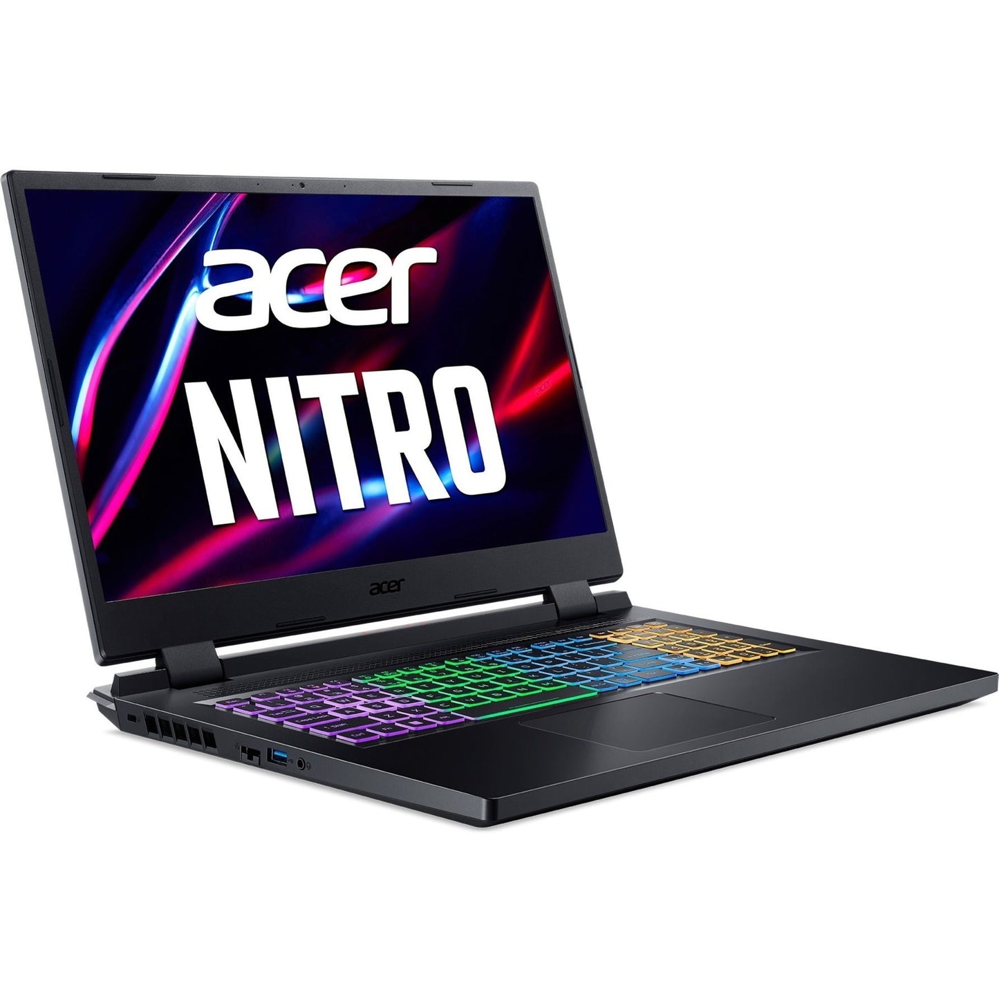 Acer Nitro 5 AN517-55 AN517-55-58G4 17.3" Gaming Notebook - Full HD - 1920 x 1080 - Intel Core i5 12th Gen i5-12450H Octa-core (8 Core) 2.20 GHz - 8 GB Total RAM - 512 GB SSD - Obsidian Black