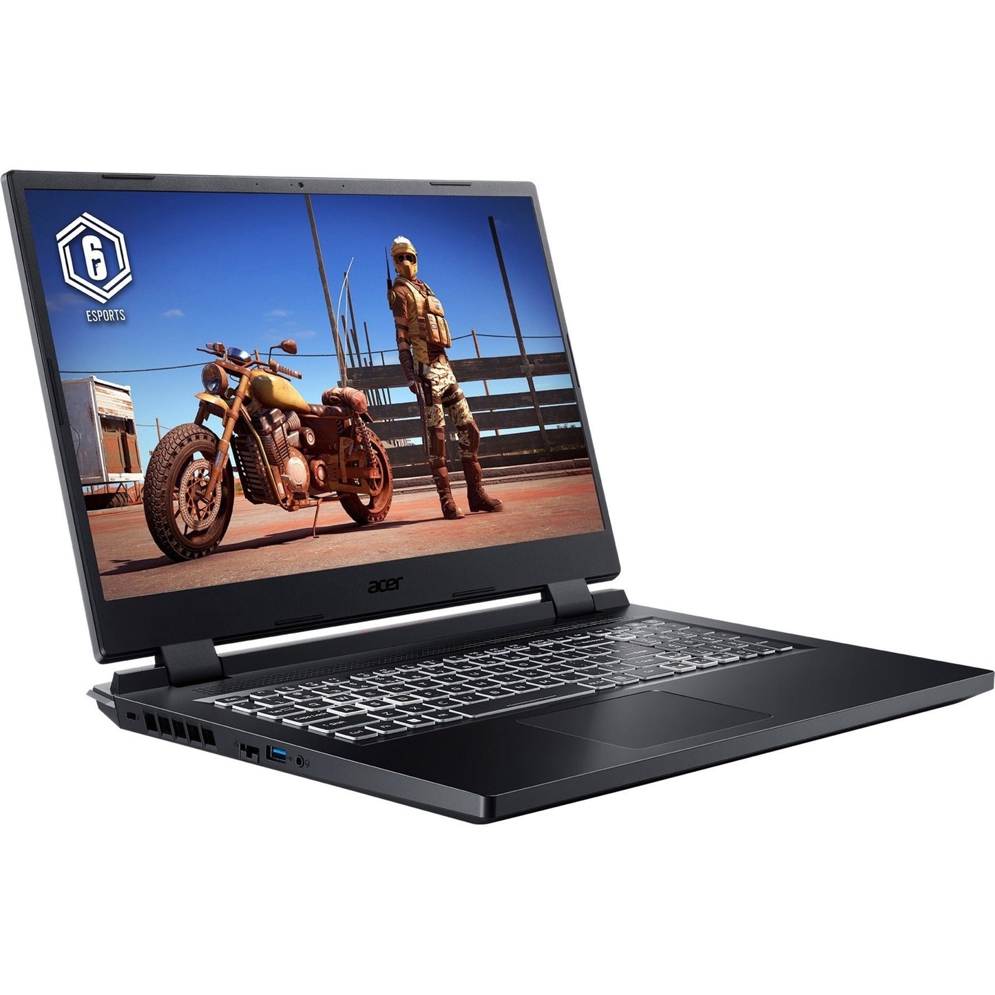 Acer Nitro 5 AN517-55 AN517-55-58G4 17.3" Gaming Notebook - Full HD - 1920 x 1080 - Intel Core i5 12th Gen i5-12450H Octa-core (8 Core) 2.20 GHz - 8 GB Total RAM - 512 GB SSD - Obsidian Black