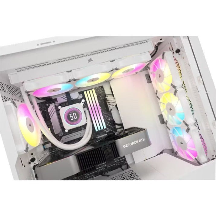 Corsair iCUE H150i ELITE LCD XT Display Liquid CPU Cooler White