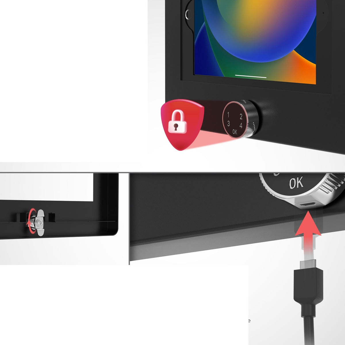 CTA Digital Universal Digital Password Locking Security Wall Mount Enclosure