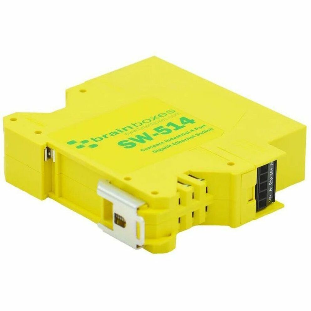 Brainboxes Compact Industrial 4 Port Gigabit Ethernet Switch