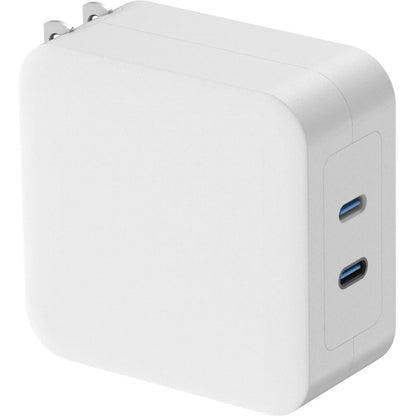 4XEM 100W GAN Wall Charger Dual USB-C - White