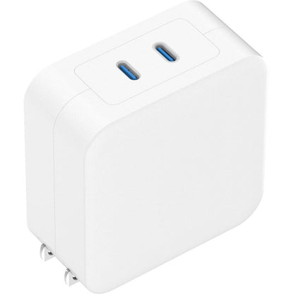 4XEM 100W GAN Wall Charger Dual USB-C - White