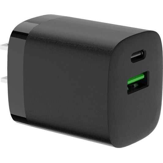 4XEM 30W Dual USB C+A Wall Charger - Black