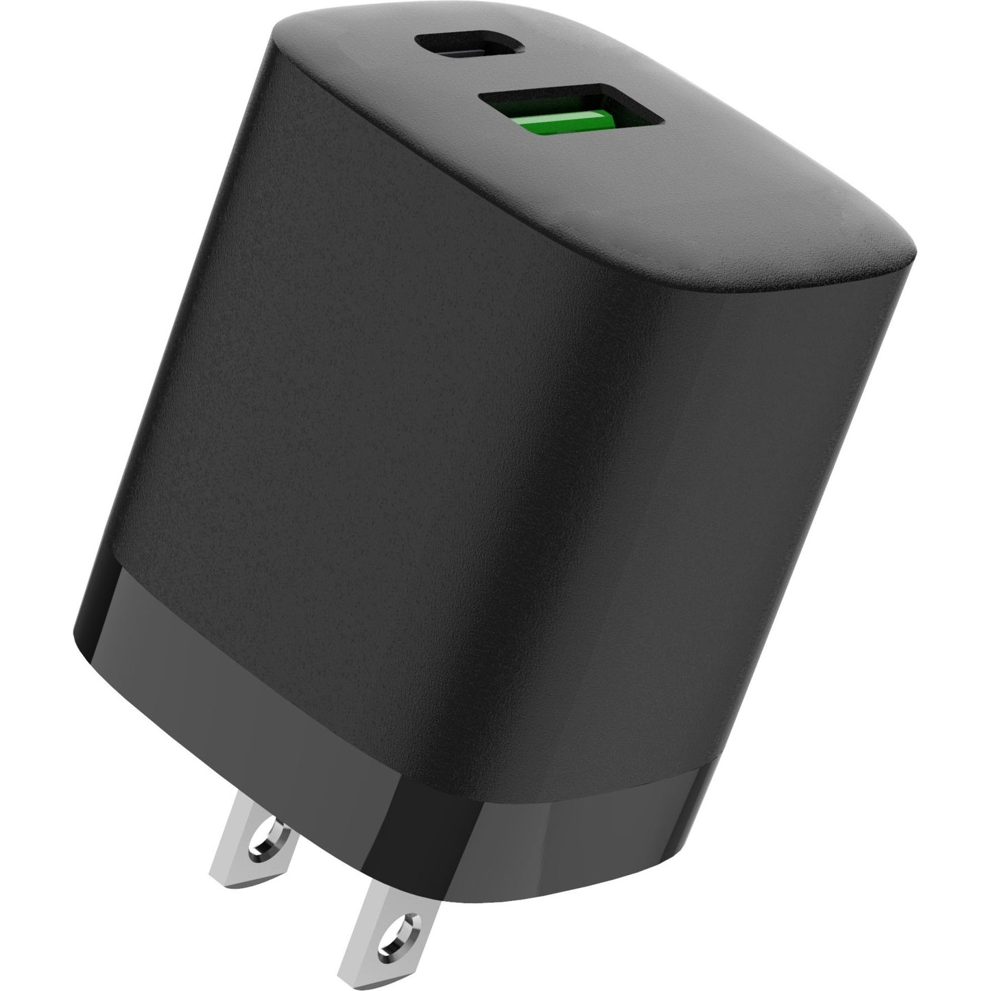 4XEM 30W Dual USB C+A Wall Charger - Black