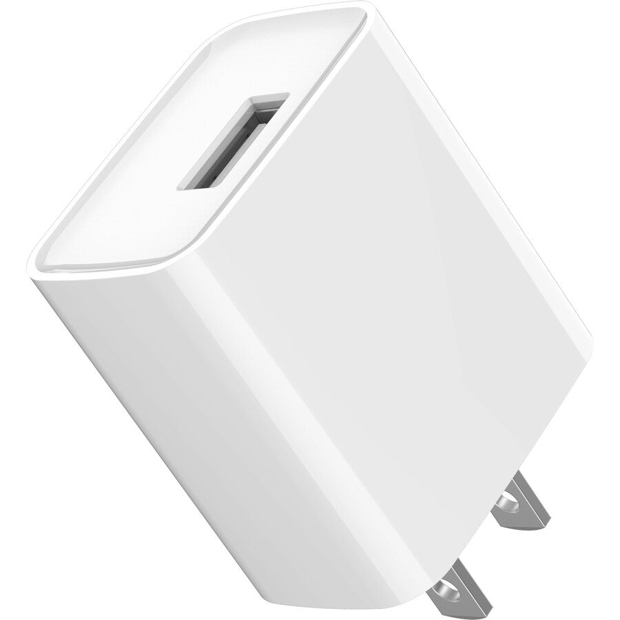 4XEM's 12W Wall Charger with 1 USB-A Port - White