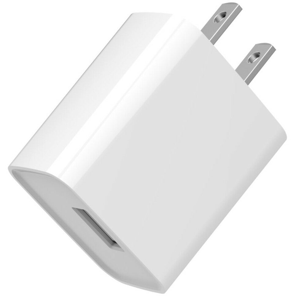 4XEM's 12W Wall Charger with 1 USB-A Port - White