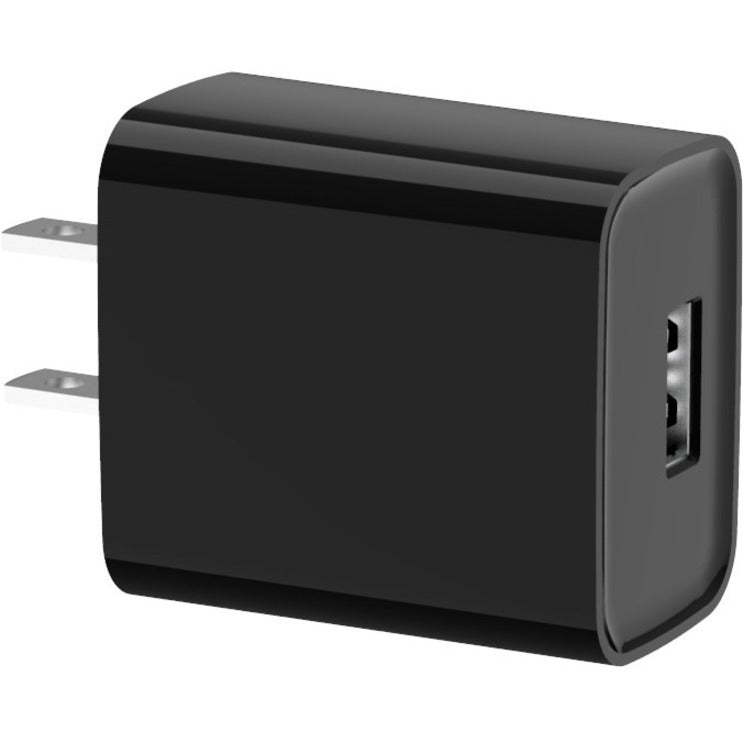 4XEM's 12W Wall Charger with 1 USB-A Port - Black