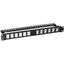 TRENDnet 24-Port Blank Angled Keystone Shielded 1U Patch Panel TC-KP24SA STP Cat6A Cat5 Cat5e Cat6 19