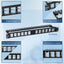 TRENDnet 24-Port Blank Angled Keystone Shielded 1U Patch Panel TC-KP24SA STP Cat6A Cat5 Cat5e Cat6 19