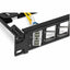 TRENDnet 24-Port Blank Angled Keystone Shielded 1U Patch Panel TC-KP24SA STP Cat6A Cat5 Cat5e Cat6 19