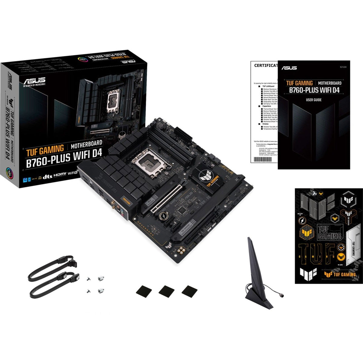 TUF GAMING B760-PLUS WIFI Gaming Desktop Motherboard - Intel B760 Chipset - Socket LGA-1700 - ATX