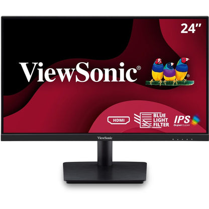 ViewSonic VA2409M 24 Inch Monitor 1080p IPS Panel with Adaptive Sync Thin Bezels HDMI VGA and Eye Care