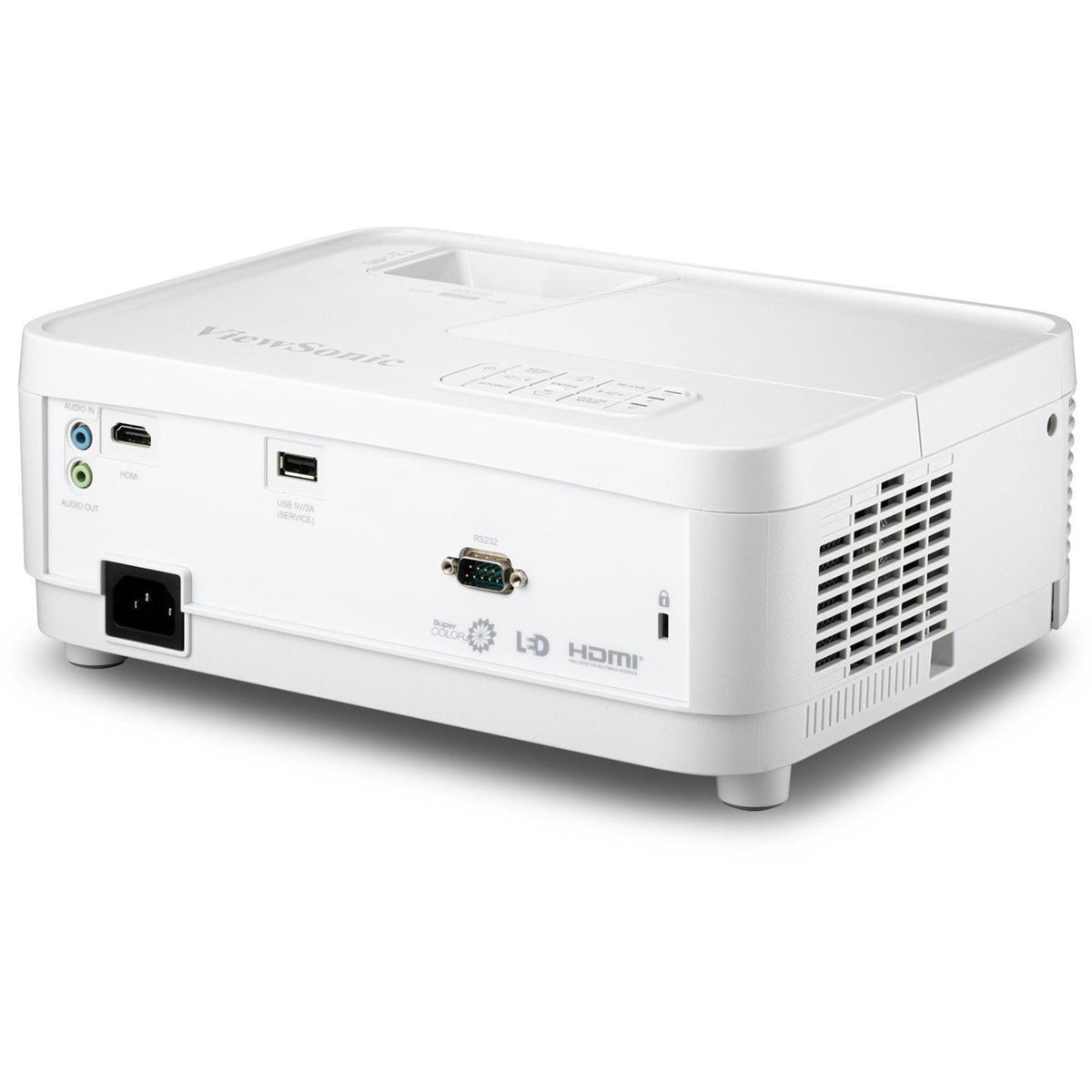 Viewsonic LS510WH-2 3000 Lumens WXGA Laser Projector with Wide Color Gamut and 360-Degree Orientation for Business and Education