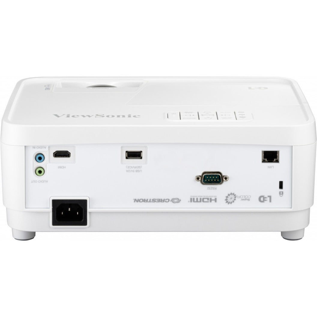 ViewSonic LS560WH 3000 Lumens WXGA Short Throw LED Projector with HV Keystone and LAN Control for Business and Education
