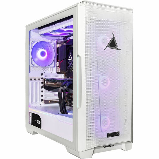 CLX SET Gaming Desktop - Liquid Cooled AMD Ryzen 9 7900X 4.7GHz 12-Core Processor 64GB DDR5 Memory GeForce RTX 4090 24GB GDDR6X Graphics 1TB SSD 6TB HDD WiFi Windows 11 Home 64-bit