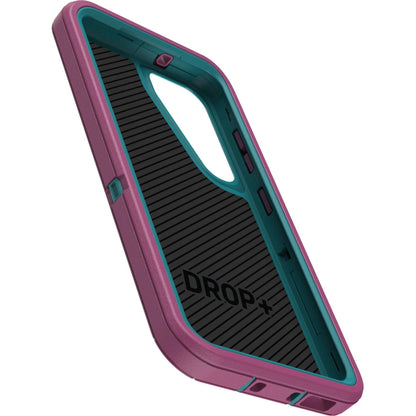 OtterBox Defender Rugged Carrying Case (Holster) Samsung Galaxy S23 Smartphone - Canyon Sun (Pink)