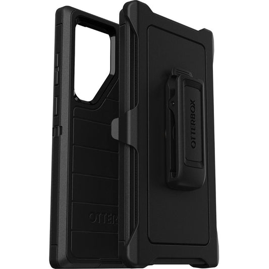 OtterBox Defender Series Pro Rugged Carrying Case (Holster) Samsung Galaxy S23 Ultra Smartphone - Black