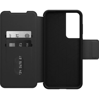 OtterBox Strada Carrying Case (Folio) Samsung Galaxy S23+ Smartphone - Shadow (Black)