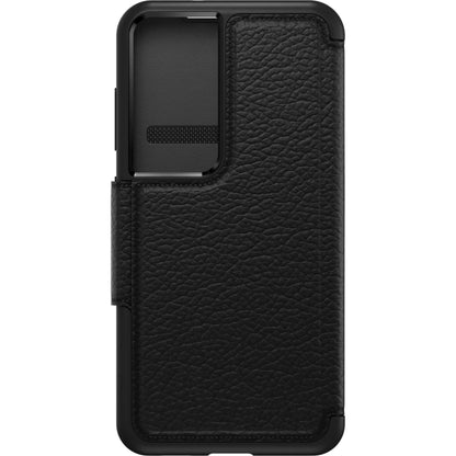 OtterBox Strada Carrying Case (Folio) Samsung Galaxy S23 Smartphone - Shadow (Black)