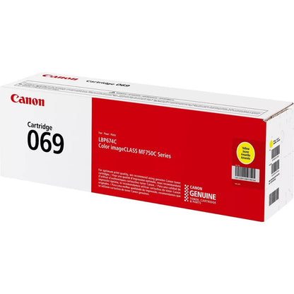 Canon 069 Original Standard Yield Laser Toner Cartridge - Yellow - 1 Pack