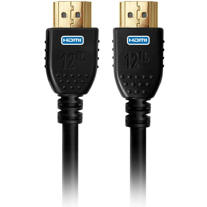 Comprehensive NanoFlex&trade; Pro AV/IT Integrator Series&trade; Active 4K 18G High Speed HDMI Cable Jet Black 12ft