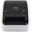 Brother QL-1110NWBC Desktop Direct Thermal Printer - Monochrome - Label Print - Ethernet - USB - Bluetooth - White Glossy Black