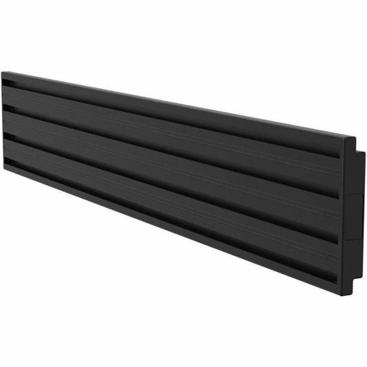 Atdec Mounting Rail for Display Screen A/V Equipment Post Digital Signage Display - Black