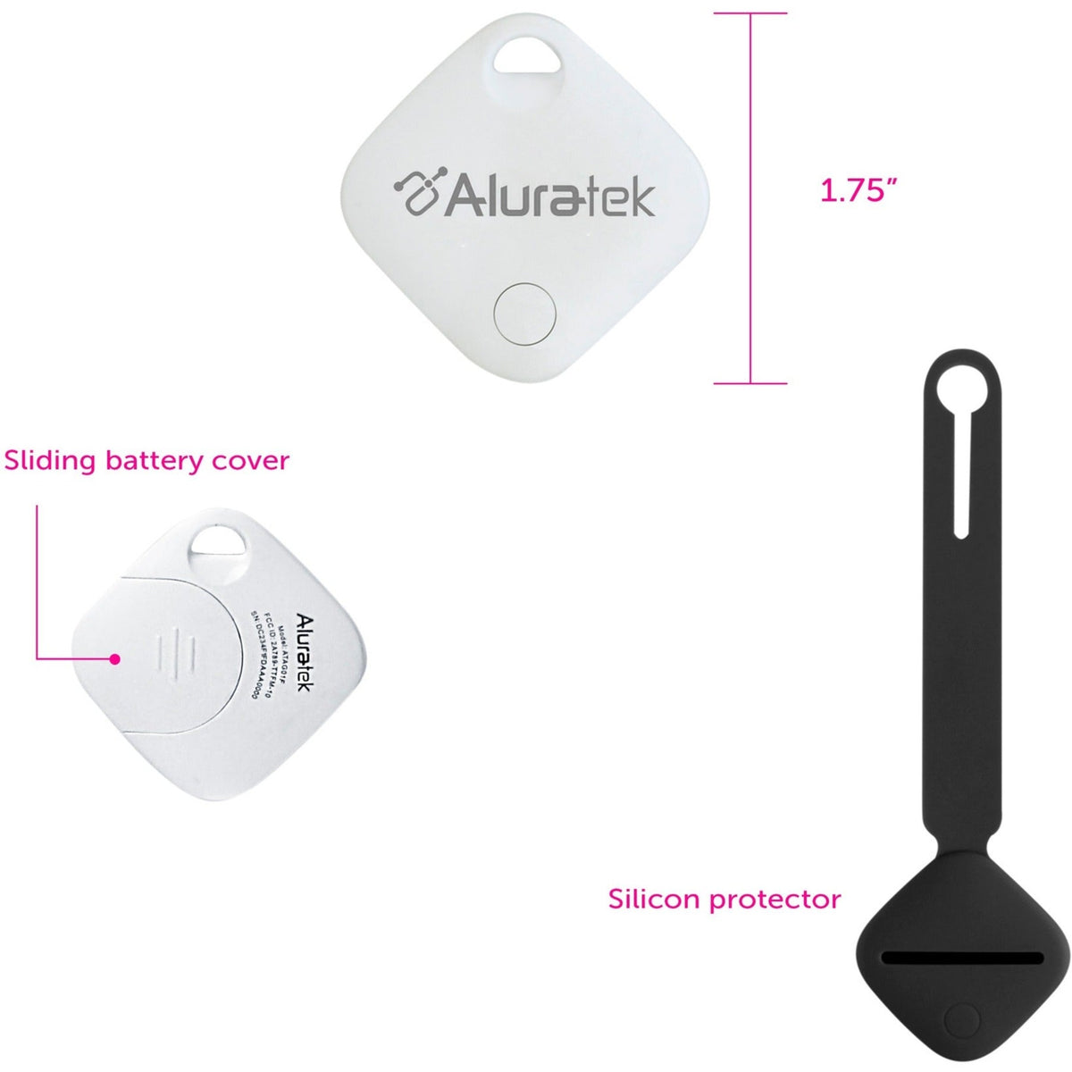 Aluratek Track Tag Asset Tracking Device