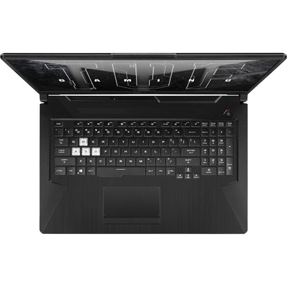 TUF Gaming F17 FX706 Fx706hf-rs51 17.3" Gaming Notebook - Full HD - 1920 x 1080 - Intel Core i5 11th Gen i5-11400H Hexa-core (6 Core) 2.70 GHz - 8 GB Total RAM - 512 GB SSD - Graphite Black