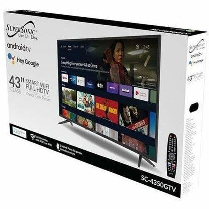 Supersonic 43" Smart LED-LCD TV - HDTV
