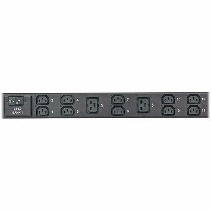 Tripp Lite series 12.6kW 200-240V 3-Phase IsoBreaker Managed PDU - Gigabit 36 Outlets IEC-309 60A Blue (3P+E) Input LCD 10 ft. (3 m) Cord 0U 70 in. (1.8 m) Height TAA