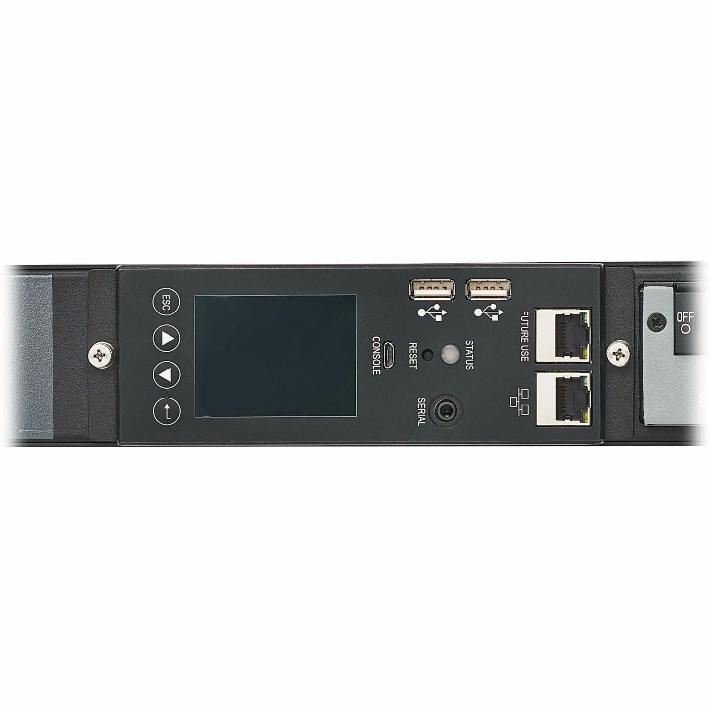 Tripp Lite series 8.6kW 200-240V 3-Phase IsoBreaker Managed PDU - Gigabit 36 Outlets L15-30P Input LCD 10 ft. (3 m) Cord 0U 70 in. (1.8 m) Height TAA