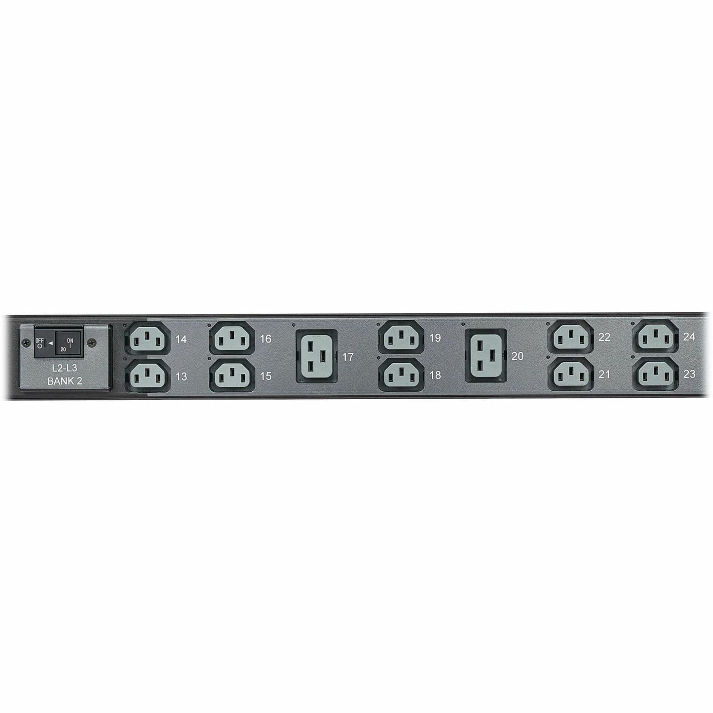 Tripp Lite series 8.6kW 200-240V 3-Phase IsoBreaker Managed PDU - Gigabit 36 Outlets L15-30P Input LCD 10 ft. (3 m) Cord 0U 70 in. (1.8 m) Height TAA