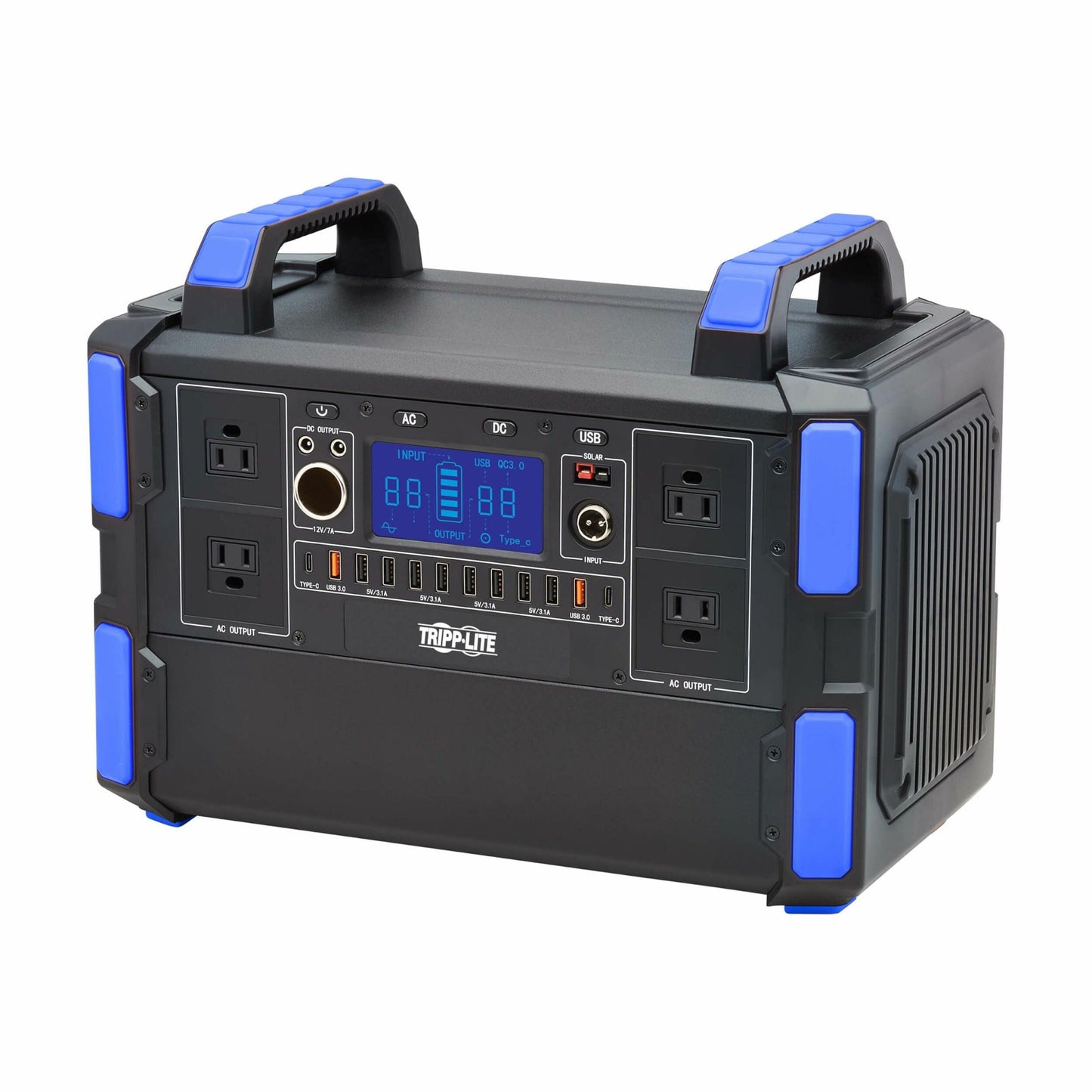 Tripp Lite Portable Power Station 1000W Lithium-Ion (LFP) AC DC USB-A USB-C QC 3.0