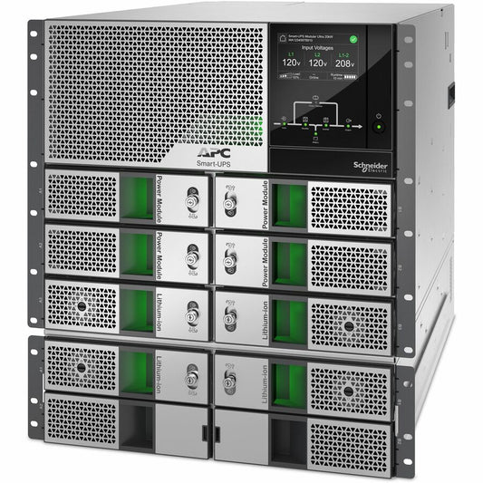 APC by Schneider Electric Smart-UPS Modular Ultra 20kW Scalable to 20kW N+1 Rackmount 208/240V