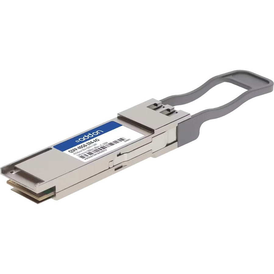 AddOn MSA and TAA 40GBase-ZR4 QSFP+ Transceiver (SMF 1295nm to 1309nm 80km LC DOM)